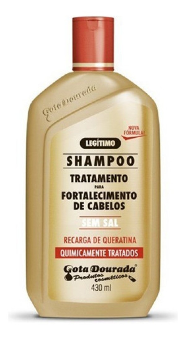 Shampoo Quimicamente Tratados - Gota Dourada 430ml