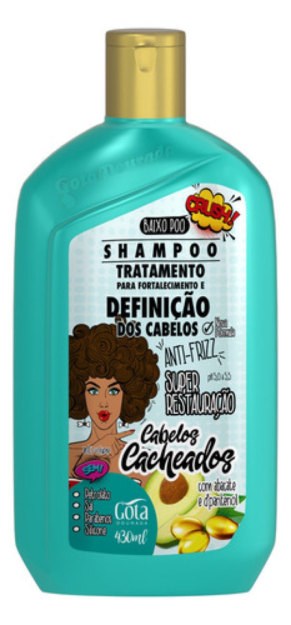 Shampoo Gota Dourada Tratamento para Fortalecimento e Definição 430ml