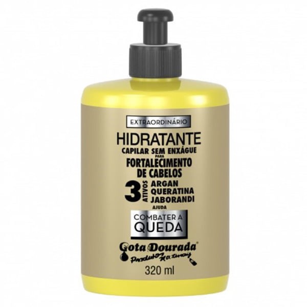 Encontraproduto.com.br - Creme Sem Enxague Gota Dourada Extraordinario Combate A Queda