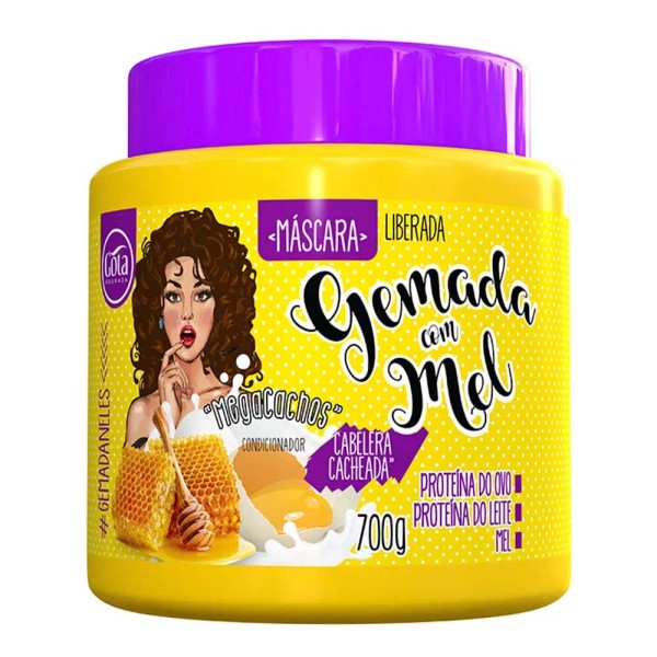 Encontraproduto.com.br - Máscara Capilar Gota Dourada Gemada Com Mel 700g