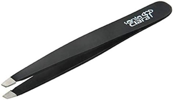 Encontraproduto.com.br - Pinça Santa Clara Profissional Enox Preta de Ponta Fina