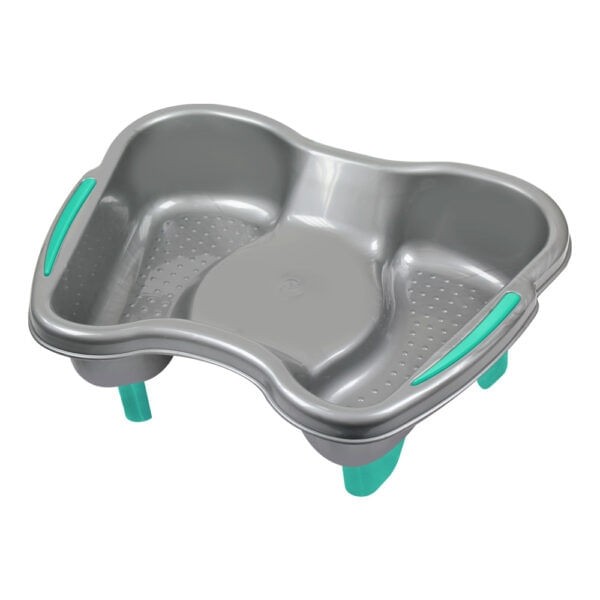 Encontraproduto.com.br - Bacia com Pedestal para Pedicure Ref:9632 Cinza Santa Clara