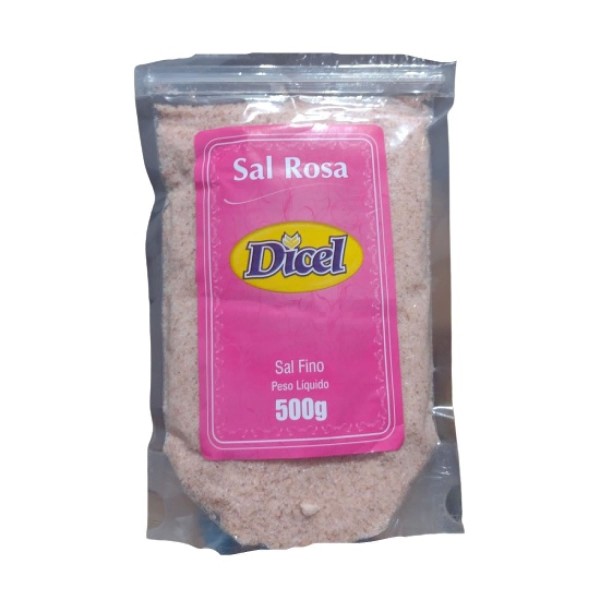 Encontraproduto.com.br - Sal Rosa do Himalaia Refinado Dicel 500 g