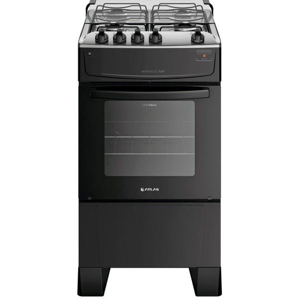 Encontraproduto.com.br - Fogão 4 Bocas Atlas Mônaco Top Acendimento Automático