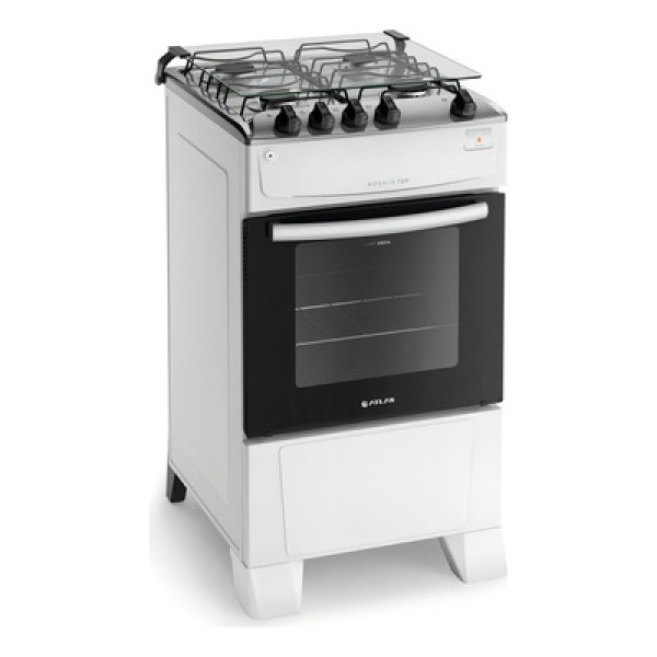 Encontraproduto.com.br - Fogão Atlas Monaco Top 4 Bocas Branco Bivolt - 300001643