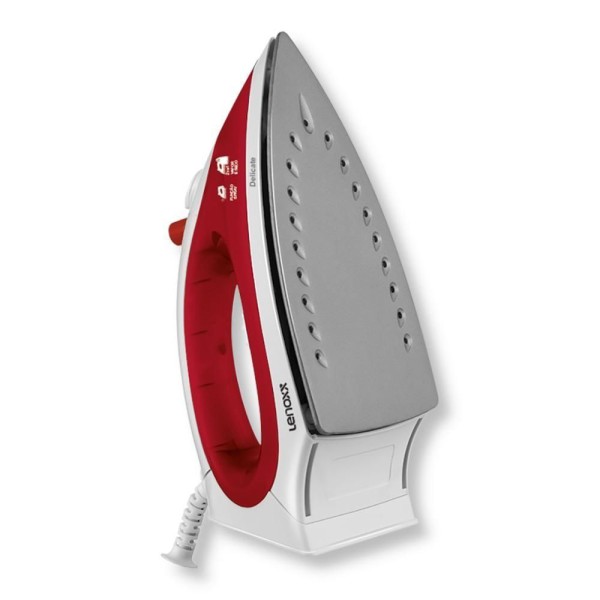 Encontraproduto.com.br - Ferro de Passar a Vapor Lenoxx Delicate Red 220V