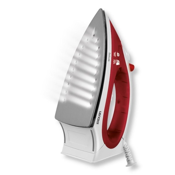 Encontraproduto.com.br - Ferro de Passar a Vapor Lenoxx Delicate Red 220V