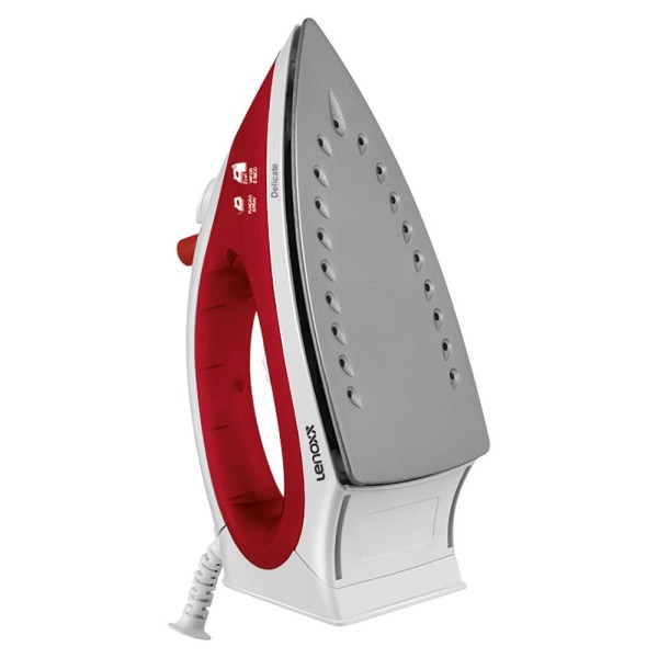 Encontraproduto.com.br - Ferro de Passar a Vapor Lenoxx Delicate Red 220V