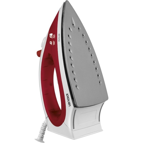 Encontraproduto.com.br - Ferro de Passar a Vapor Lenoxx Delicate Red 220V