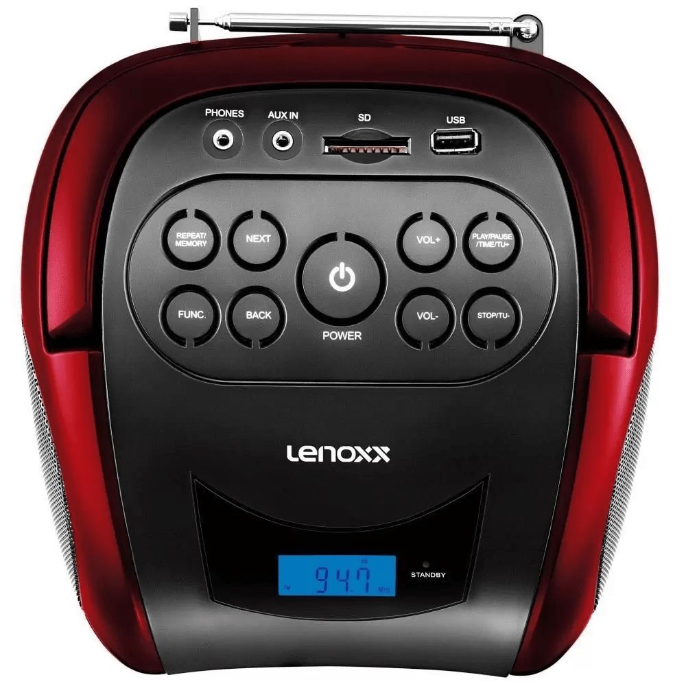 Encontraproduto.com.br - Rádio sem CD 4W USB Auxiliar FM Lenoxx BD150