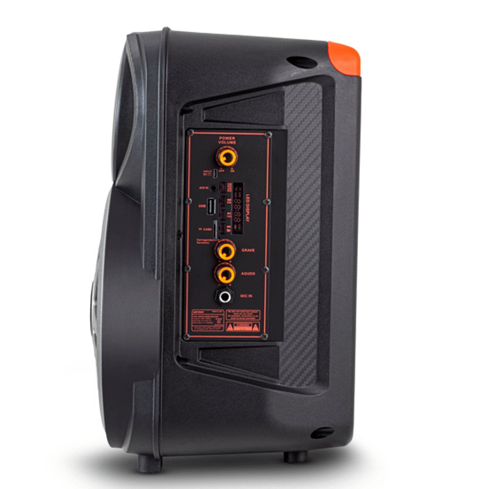 Encontraproduto.com.br - Caixa de Som Amplificada Lenoxx LCA12 600W Preto Bivolt