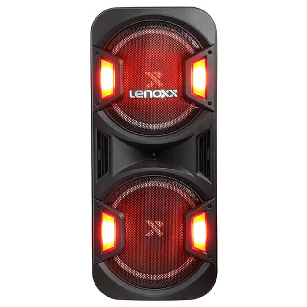 Encontraproduto.com.br - Caixa de Som Lenoxx Torre LTS12 1600W Preta Bivolt