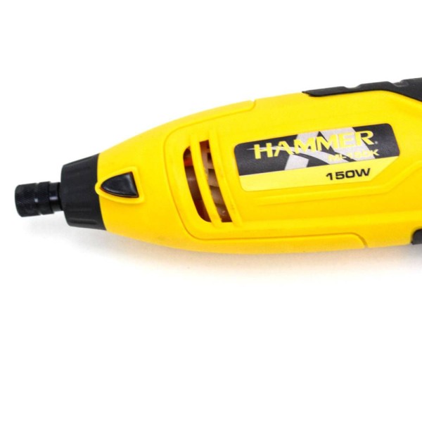 Encontraproduto.com.br - Micro Retífica Com Maleta Hammer 150W GYMI150K