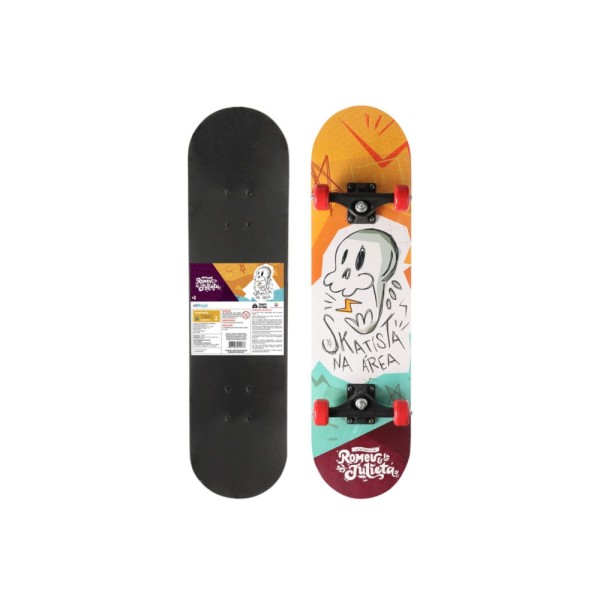 Encontraproduto.com.br - Skate com Lixa Caveira