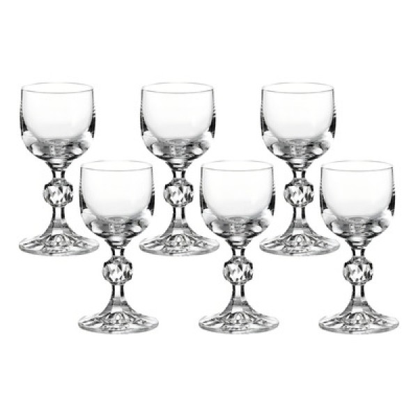 Encontraproduto.com.br - Taça de Cristal para Licor Klaudie 50 ml 6 Peças
