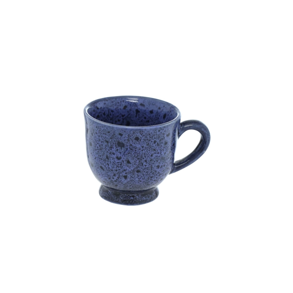 Xicara Café Glaze Azul 100Ml 6 Peças
