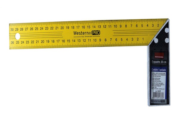 Esquadro 30cm Western