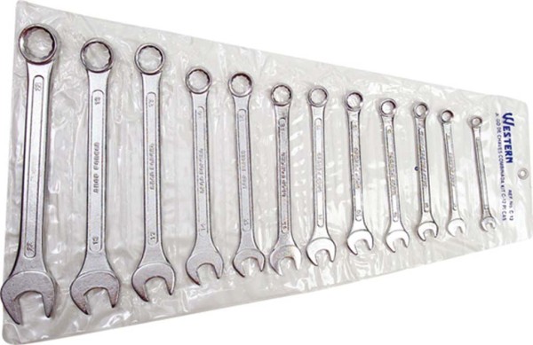 Encontraproduto.com.br - Chave Combinada 6A22 mm 12 Peças Western