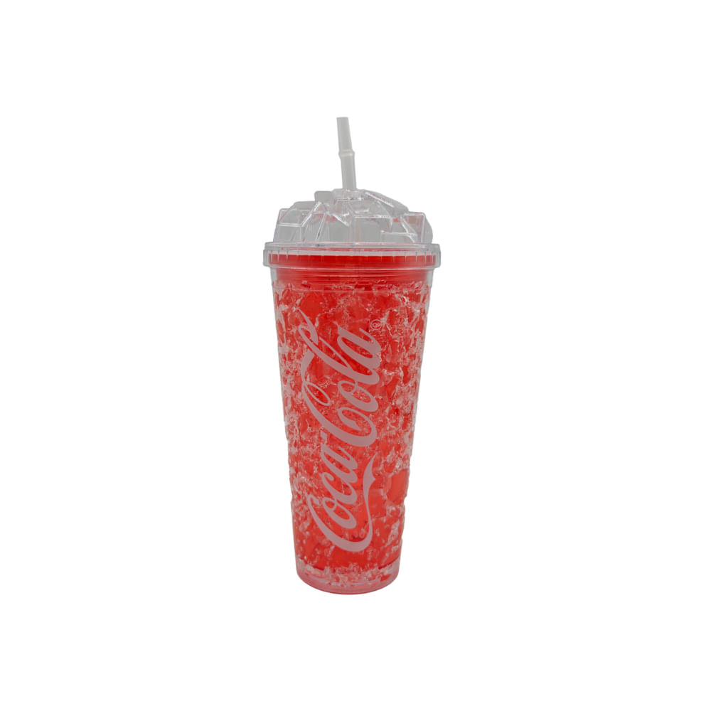 Encontraproduto.com.br - Copo Canudo Ice Coca-Cola de Seiscentos e Cinquenta Mililitros - Coca-Cola