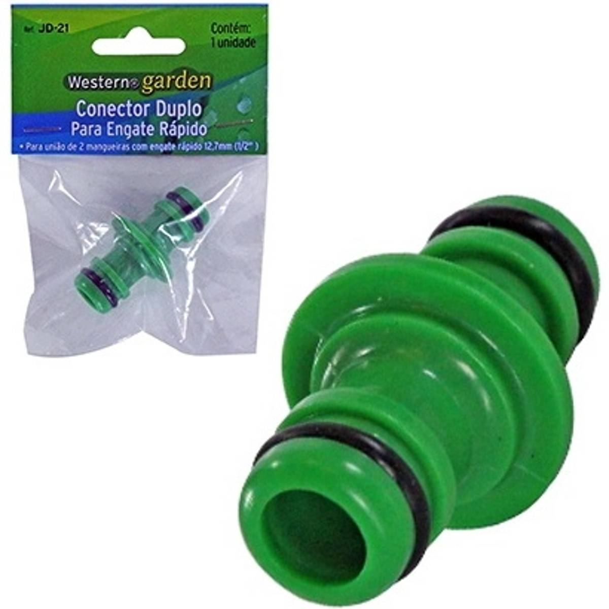 Conector Duplo Para Engate Rapido Western Un
