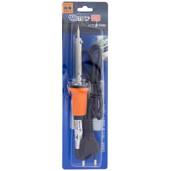 Encontraproduto.com.br - Ferro de Solda Estanho Elétrico Western G12 30W 220V