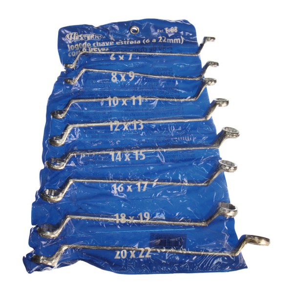 Encontraproduto.com.br - Chave Estrela 6A22Mm 8 Peças
