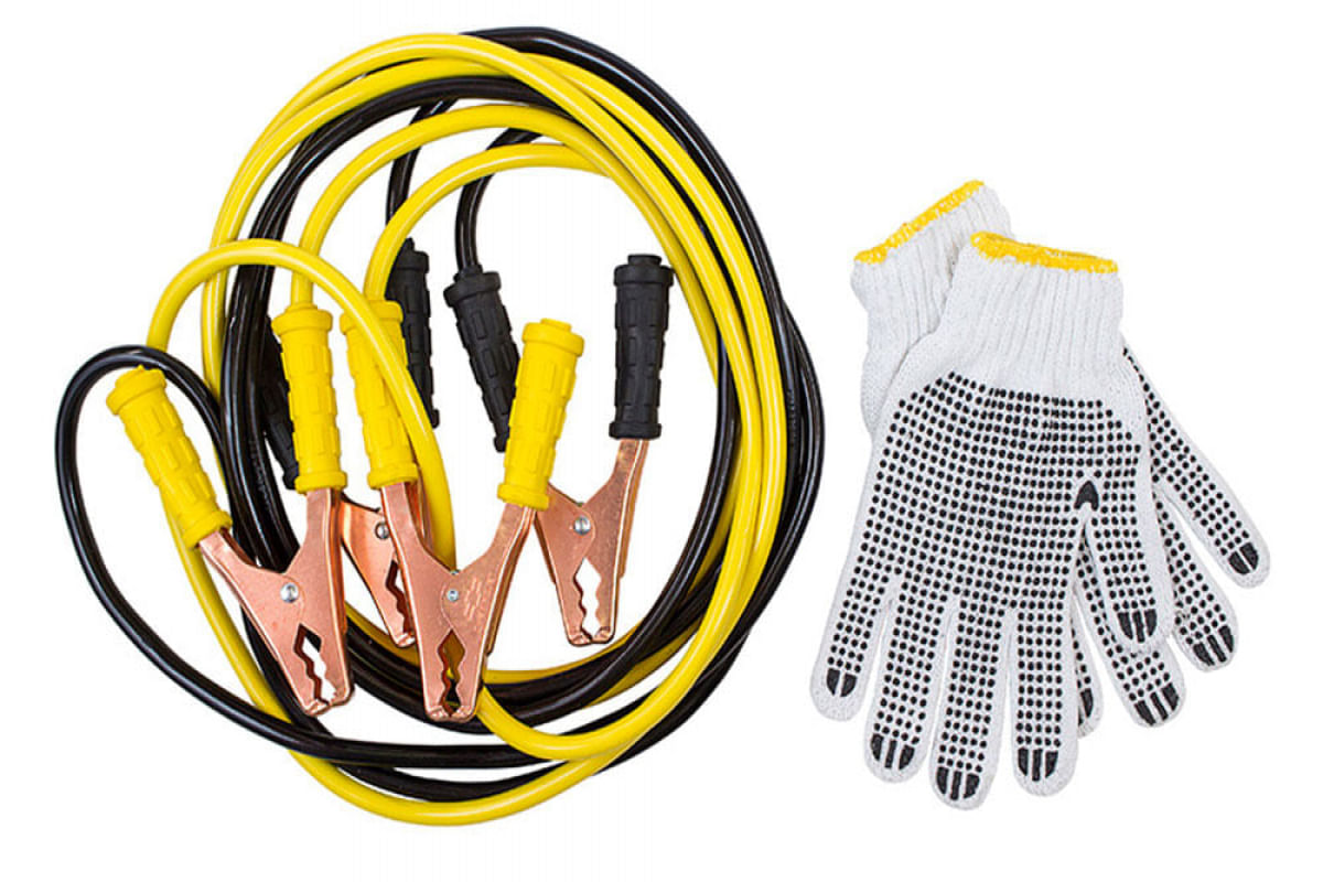 Cabo Transmissão de Carga Bateria Chupeta Western GM9000 600 Amperes Amarelo e Preto 3,50m