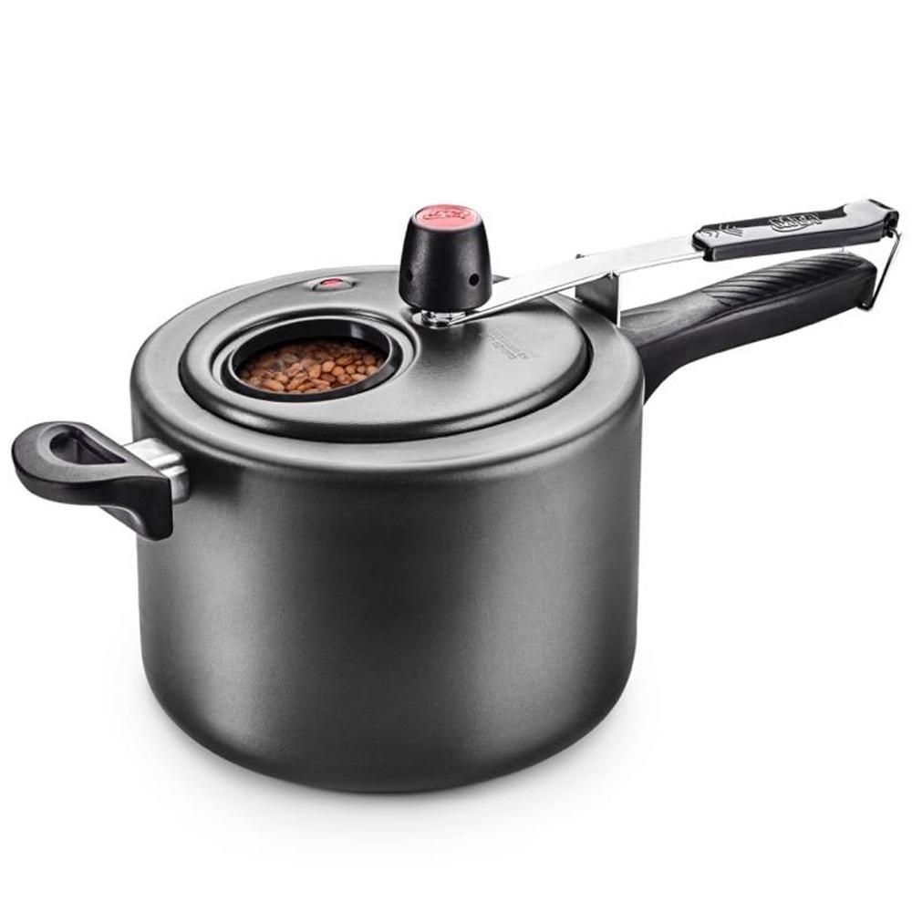 Encontraproduto.com.br - Panela de Pressão Antiaderente MTA 4.5 Litros de Alumínio com Visor 6000