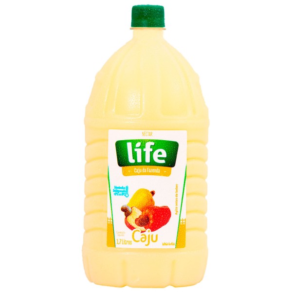 Suco Néctar sabor Caju Life Pet 1,7L