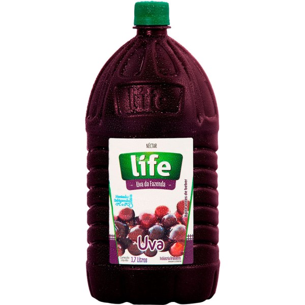 Suco Néctar sabor Uva Life Pet 1,7L