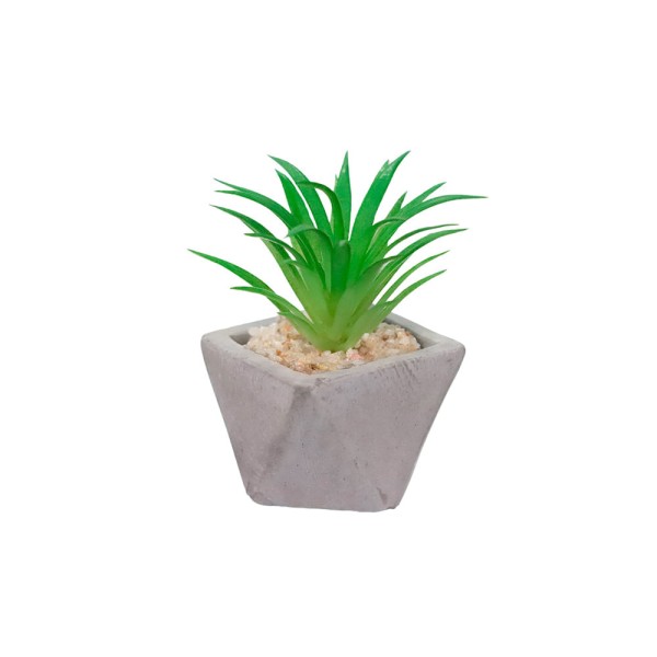 Encontraproduto.com.br - Mini Arranjo Cacto Útil Bazar 8x7,50cm UB4323