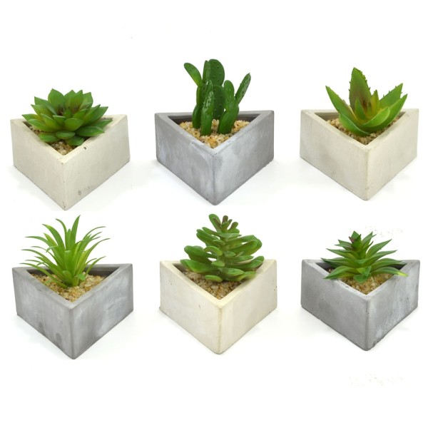 Encontraproduto.com.br - Mini Arranjo Cacto Útil Bazar 8x6,50x10cm UB4326