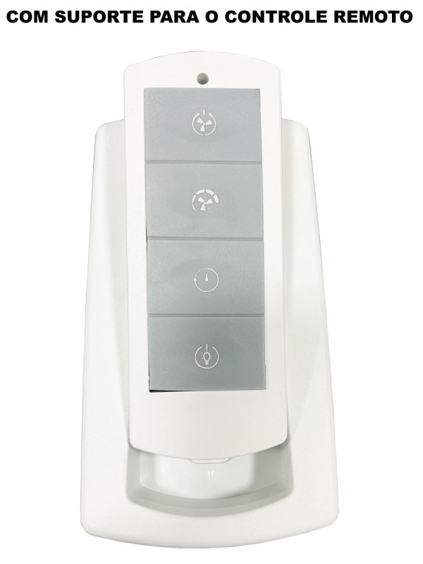 Encontraproduto.com.br - Ventilador De Teto Treviso Atenas Cromado C/ Controle Remoto Bivolt