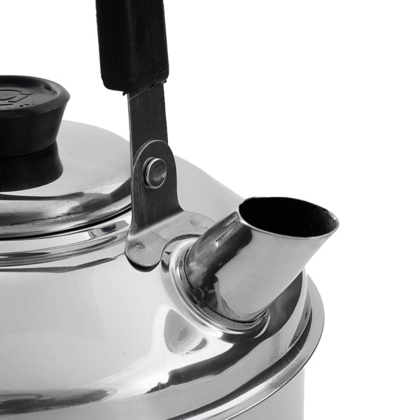 Encontraproduto.com.br - Chaleira Pequena Inox Com Coador Para Chá 1l Alça Articulável Zanella