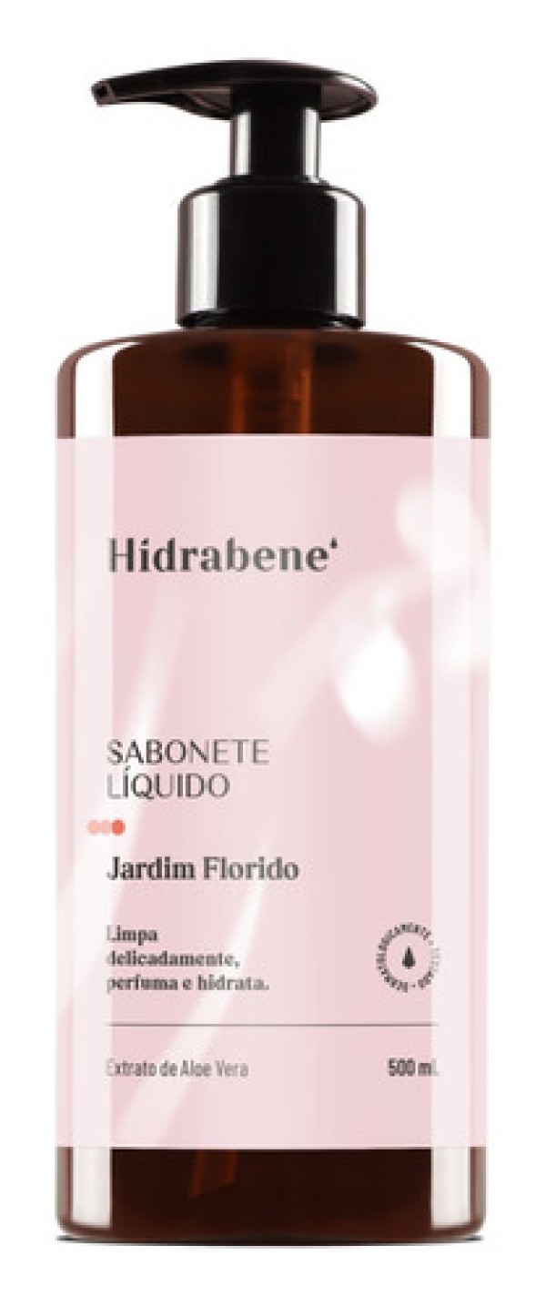 Encontraproduto.com.br - Sabonete Líquido Corporal Jardim Florido - Hidrabene 500 Ml