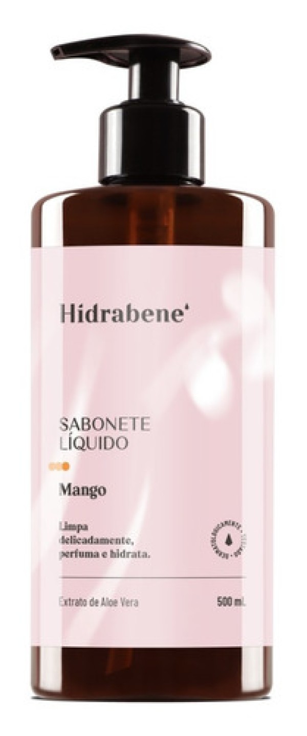 Vegano Sabonete Liquido Aleo Vera Limpeza Profunda Mango 500
