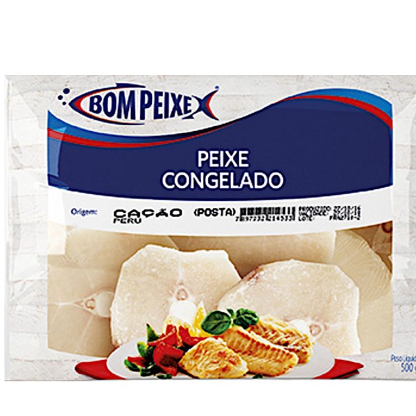 Encontraproduto.com.br - Posta de Cação Congelado Bom Peixe 500g