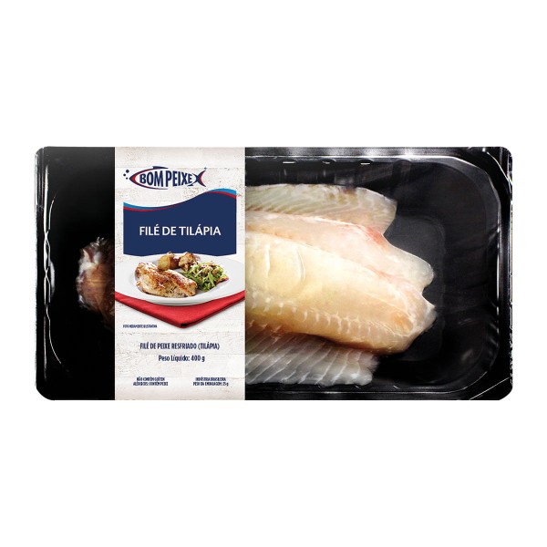 Encontraproduto.com.br - Filé de Tilápia Resfriada Bom Peixe 400g
