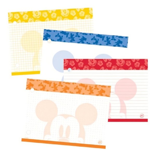 Refil Fichas Mickey Mouse Rainbow 80f