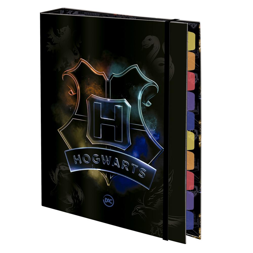 Caderno Fichário Colegial Harry Potter Hogwarts 48 Folhas