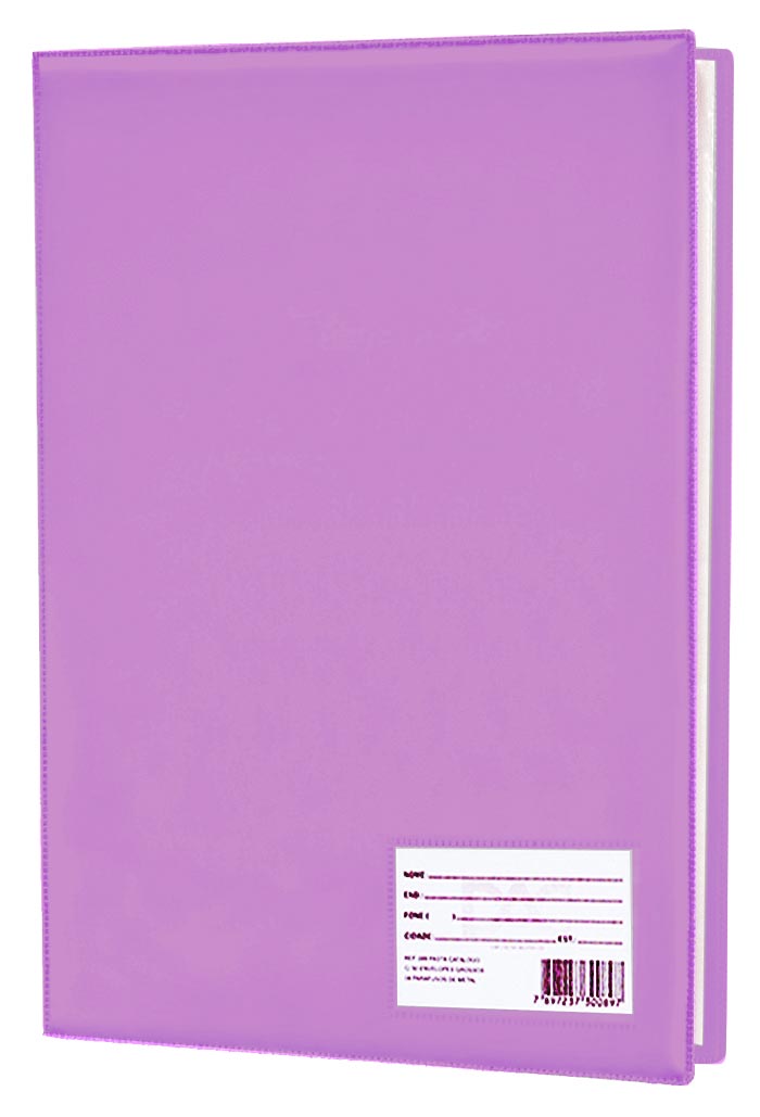 Encontraproduto.com.br - Pasta Catálogo Lilás 10 Envelopes