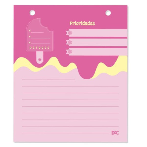 Encontraproduto.com.br - Caderno Argolado Para Fichas Hello 80 Folhas