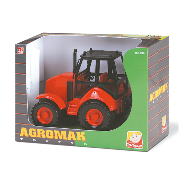 Encontraproduto.com.br - Trator Agromak Diversas Cores - 6820 - Silmar Brinquedos