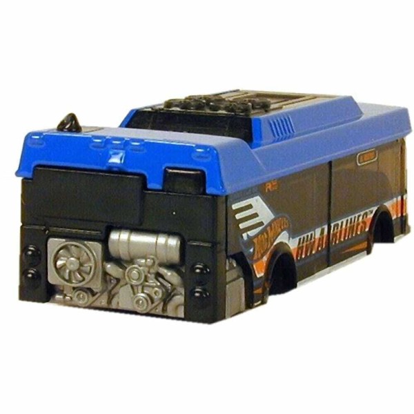 Encontraproduto.com.br - Hot Wheels Ônibus Aint Fare Azul HCX00 HW Metro 2022 Mattel