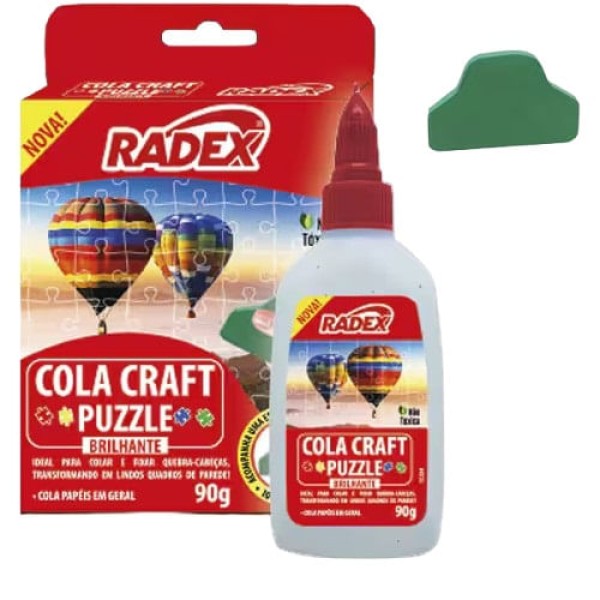 Encontraproduto.com.br - Cola Quebra Cabeã‡A Puzzle Brilhante Com Espã?Tula