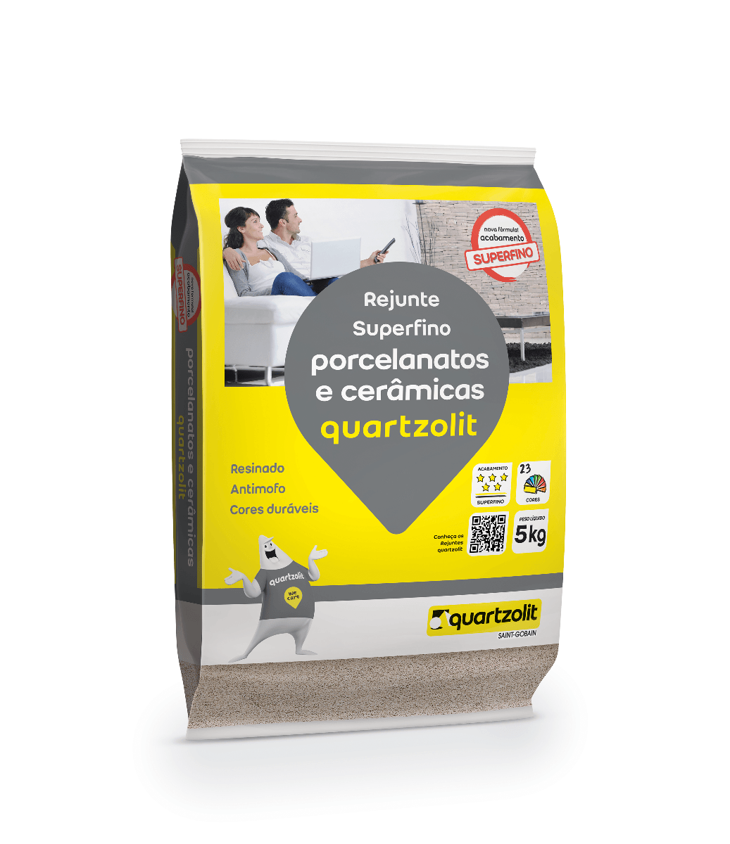 Rejunte Quartzolit Porcelanato 5Kg Marrom Tabaco 0110.00048.0030FD