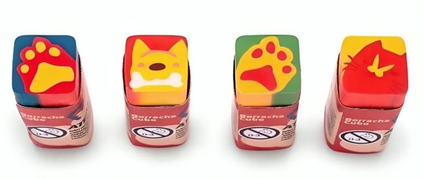 Borracha Cubo Pets Diversos Modelos Avulsa
