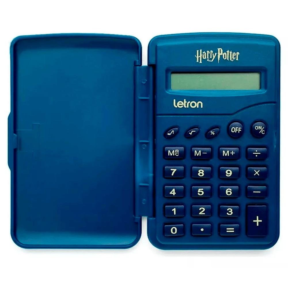 Calculadora Letron 8 Dígitos Flip Harry Potter (MP)