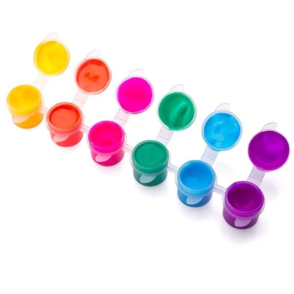 Encontraproduto.com.br - TINTA GUACHE NEON HARRY POTTER 6 CORES - 3,68ML - LEO & LEO