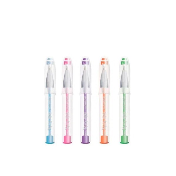 Encontraproduto.com.br - Caneta Esferogrã?Fica Mini Hello Kitty 5 Unidades